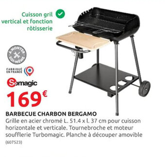 Rural Master BARBECUE CHARBON BERGAMO offre