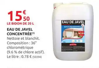 Rural Master EAU DE JAVEL CONCENTRÉE offre