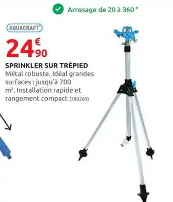 SPRINKLER SUR TRÉPIED