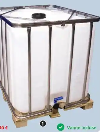 Rural Master CUVE NEUVE TRANSLUCIDE 1000 L offre