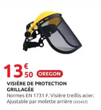 Rural Master VISIÈRE DE PROTECTION GRILLAGÉE offre