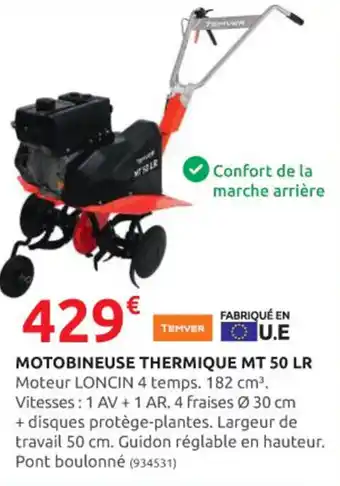 Rural Master MOTOBINEUSE THERMIQUE MT 50 LR offre