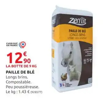 Rural Master PAILLE DE BLÉ offre