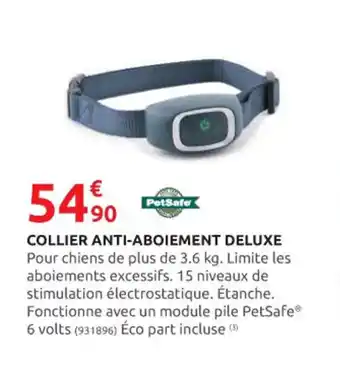 Rural Master COLLIER ANTI-ABOIEMENT DELUXE offre