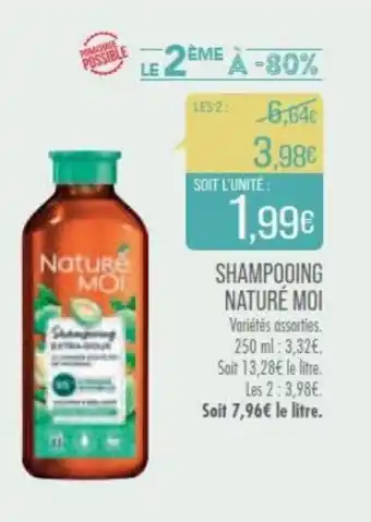 Match SHAMPOOING NATURE MOI offre