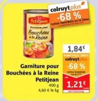 Garniture pour Bouchées à la Reine Petitjean