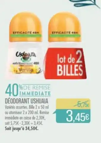 Match DEODORANT USHUAIA offre