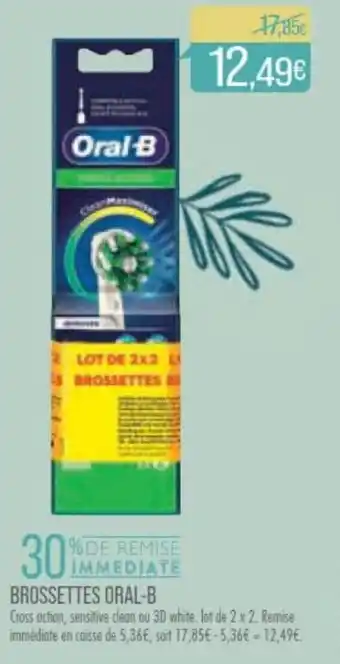 Match BROSSETTES ORAL-B offre