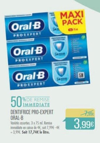 Match DENTIFRICE PRO-EXPERT ORAL-B offre
