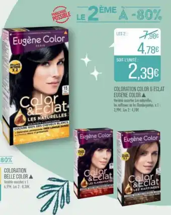 Match COLORATION COLOR & ECLAT EUGENE COLOR offre