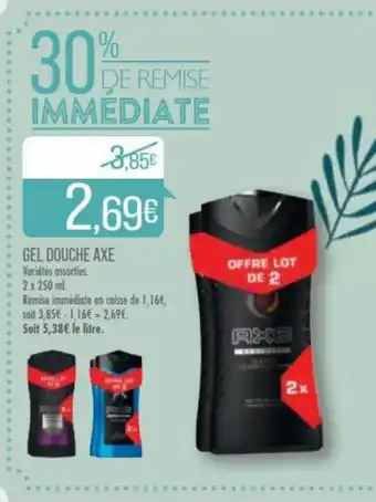 Match GEL DOUCHE AXE offre