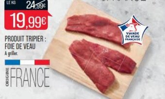 Match PRODUIT TRIPIER: FOIE DE VEAU offre