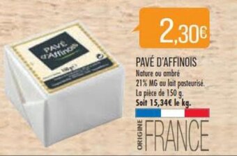 Match PAVÉ D'AFFINOIS offre
