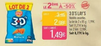 Match 3D'S LAY'S offre