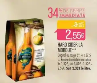 Match HARD CIDER LA MORDUE** offre