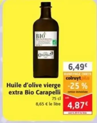 Colruyt Huile d'olive vierge extra Bio Carapelli offre