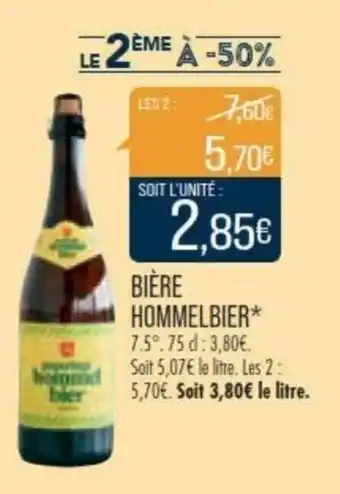 Match BIÈRE HOMMELBIER* offre