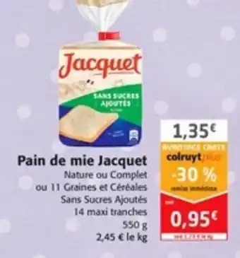 Pain de mie Jacquet