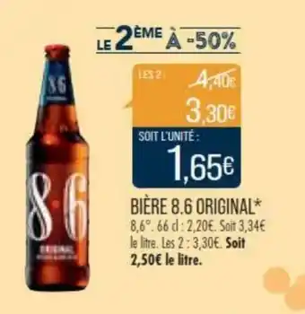 Match BIÈRE 8.6 ORIGINAL* offre