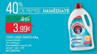 Match LESSIVE LIQUIDE CHANTECLAIR offre