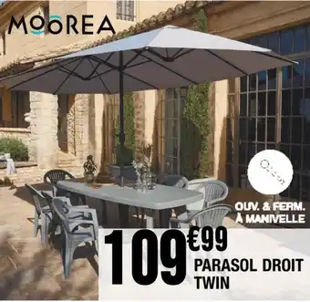 La Foir'Fouille PARASOL DROIT TWIN offre