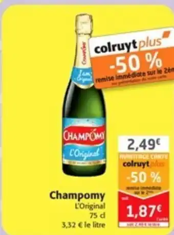 Colruyt Champomy offre