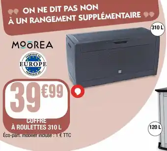La Foir'Fouille COFFRE À ROULETTES 310 L offre