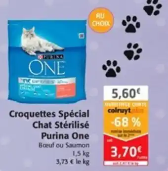 Colruyt Croquettes Spécial Chat Stérilisé Purina One offre