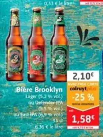 Colruyt Bière Brooklyn offre