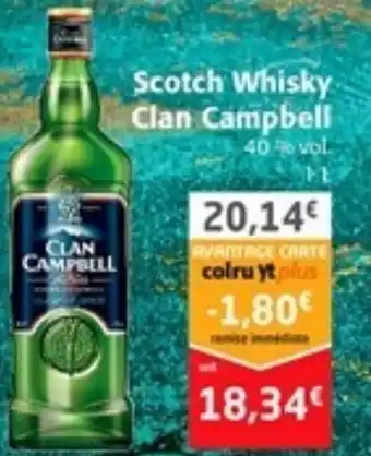 Colruyt Scotch Whisky Clan Campbell offre