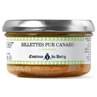 Comtesse du Barry Rillettes pur canard supérieures offre