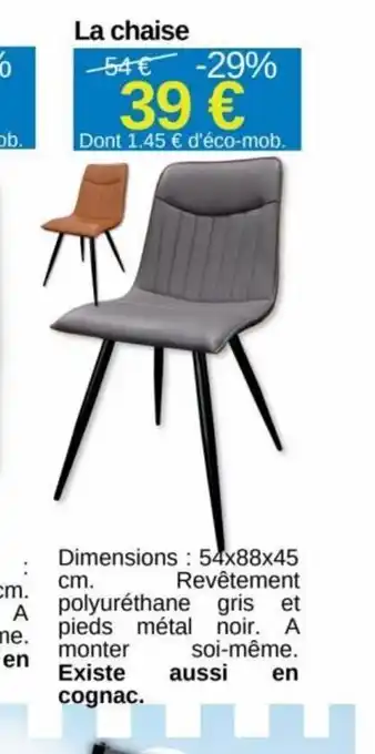 KREABEL La chaise offre