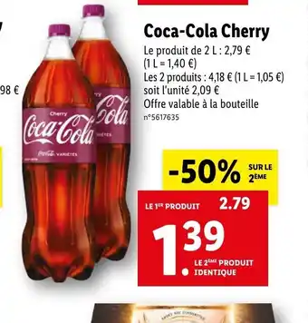 Lidl Coca-Cola Cherry offre