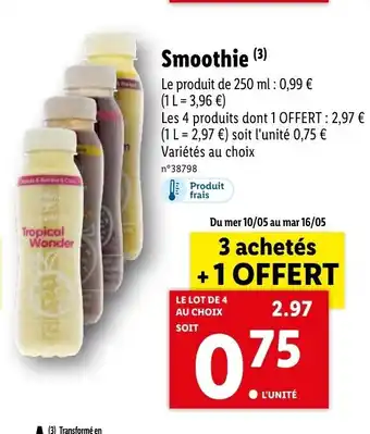 Lidl Smoothie (3) offre