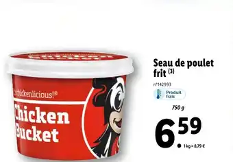 Lidl Seau de poulet frit (3) offre