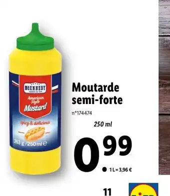 Lidl Moutarde semi-forte offre
