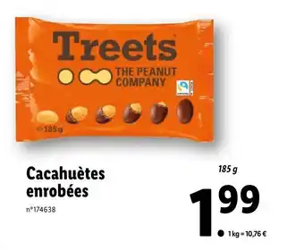 Lidl Cacahuètes enrobées offre