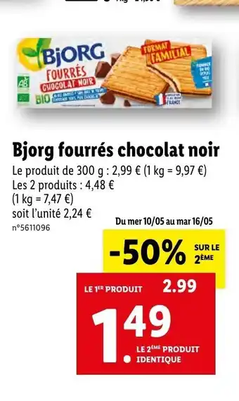 Bjorg croustillant avoine chocolat Bio