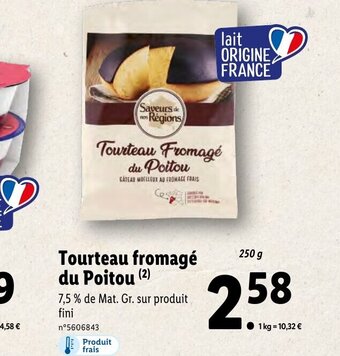 Lidl Tourteau fromagé du Poitou (2) offre