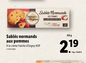 Sablés normands aux pommes