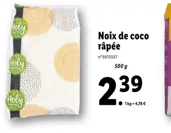 Lidl Noix de coco râpée offre