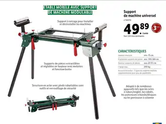 Lidl Support de machine universel offre