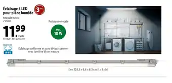 Ăclairage Ă LED pour piĂšce humide