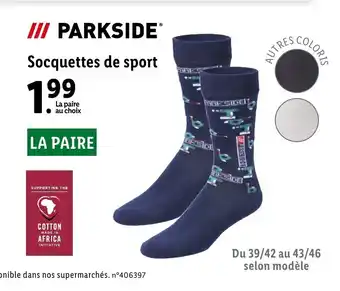Lidl Socquettes de sport offre