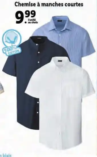 Lidl Chemise à manches courtes offre