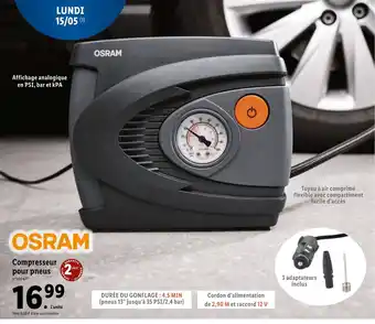 Lidl Compresseur pour pneus offre