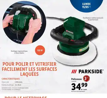 Lidl PARKSIDE Polisseuse 3 offre
