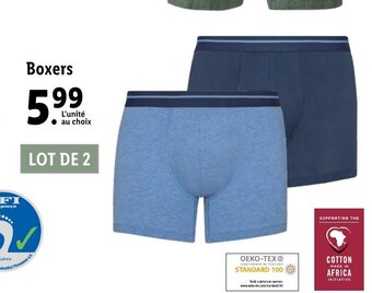 Lidl Boxers offre