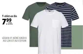 Lidl LIVERGY T-shirt en lin offre