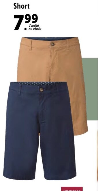 Lidl Short offre
